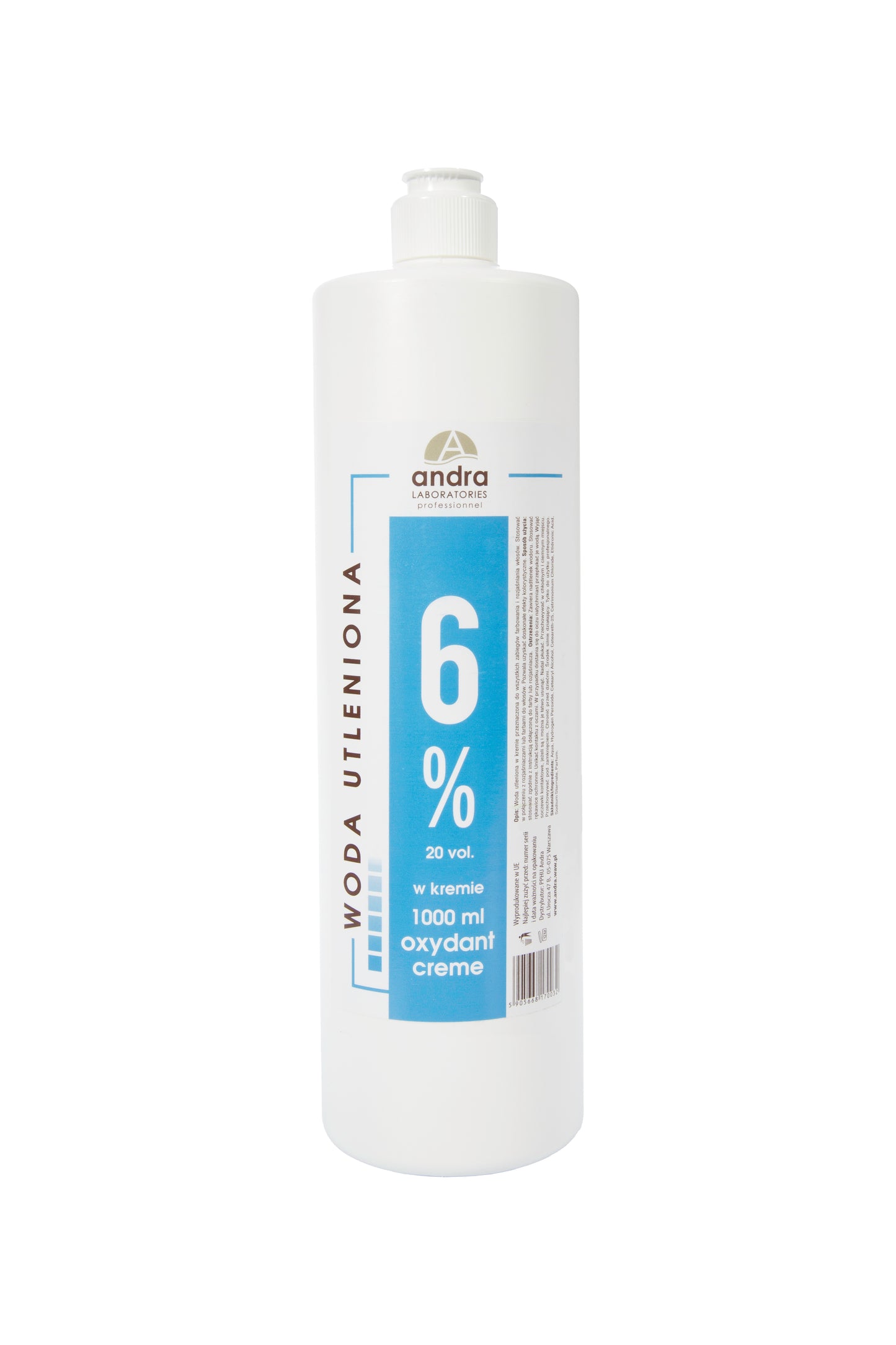 Woda utleniona w kremie oxydant 6% ANDRA
